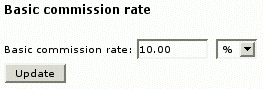  Figure 6: Changing basic commission rate