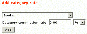  Figure 7: Adding category commission rate