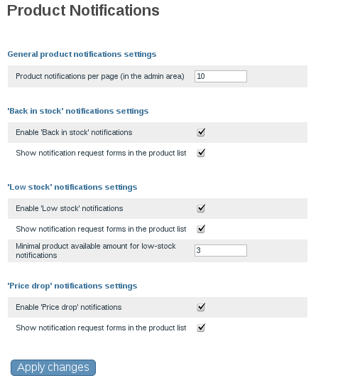 X-product notificatons configuration page.png