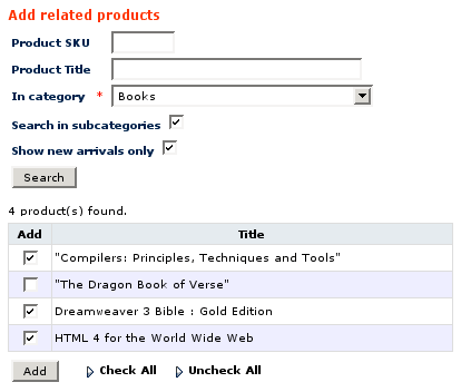  Figure 12: Adding related products