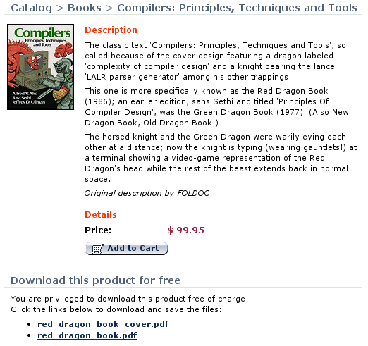  Figure16: Downloading a product for free
