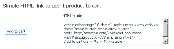 X Cart Adding X Cart S Add To Cart And Checkout Buttons To Your Existing External Product Catalog X Cart 4 Classic