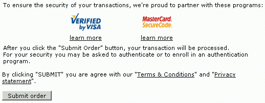  Secure transaction message